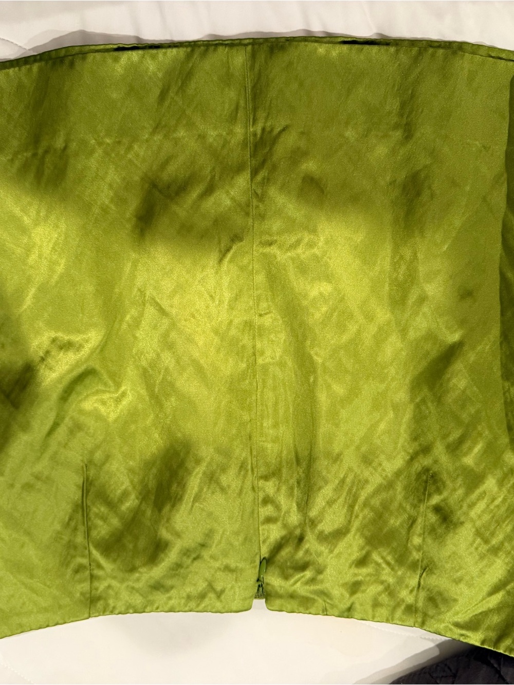 J. Crew Lime Green Embellished Mini Skirt - Picture 3 of 7